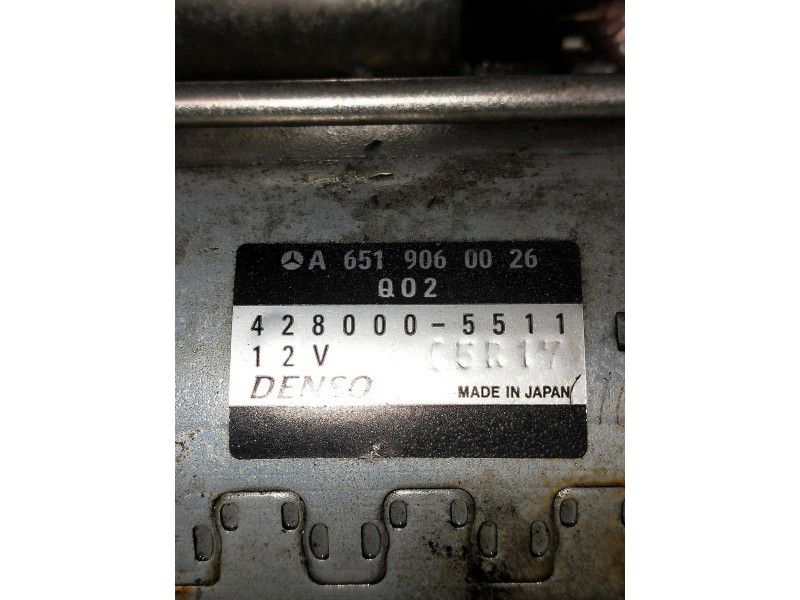Recambio de motor arranque para mercedes sprinterii caja cerrada (desde 01.06) referencia OEM IAM A6519060026 4280005511 DENSO