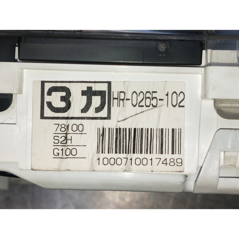 Recambio de cuadro instrumentos para honda hr-v (gh) vtec top 4wd (5-ptas.) referencia OEM IAM HR0265102 1000710017489 