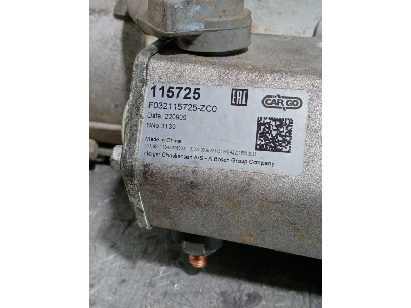 Recambio de motor arranque para land rover freelander (lr2) 2.2 td4 referencia OEM IAM 115725 F032115725 CARGO