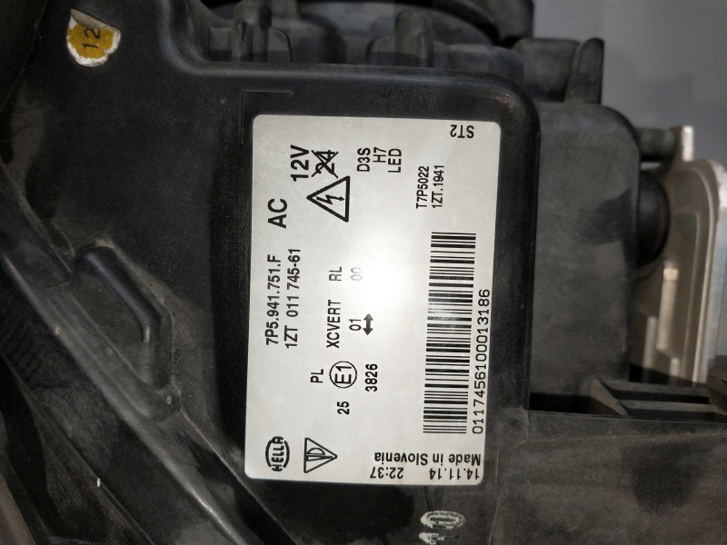 Recambio de faro izquierdo para porsche cayenne (typ 92aa) diesel referencia OEM IAM 7P5941751F 1ZT01174561 7PP941329R 5DV009932