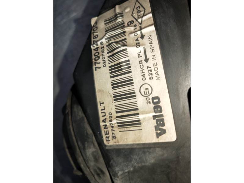 Recambio de faro derecho para renault megane i coupe fase 2 (da..) referencia OEM IAM 04HRCPL02A001A 7700427870Q 