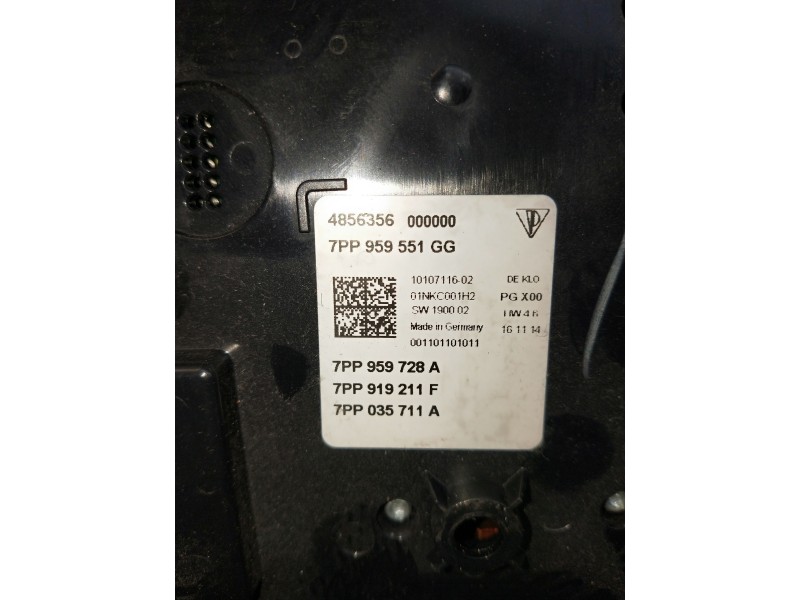 Recambio de luz interior para porsche cayenne (typ 92aa) diesel referencia OEM IAM 7PP959551GG 7PP959728A 7PP919211F 7PP035711A