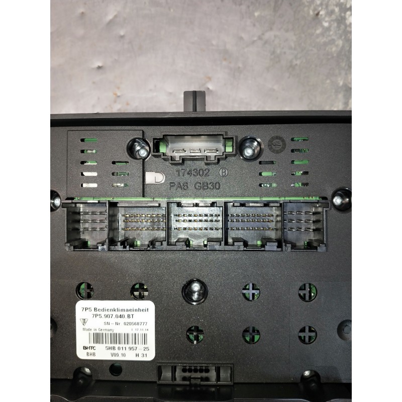 Recambio de mando calefaccion / aire acondicionado para porsche cayenne (typ 92aa) diesel referencia OEM IAM 7P5907040BT 0205687