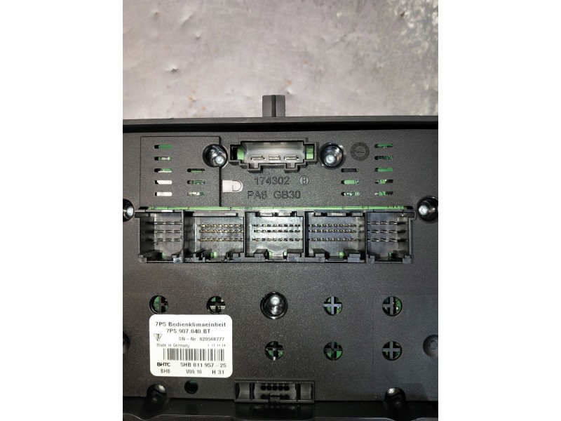 Recambio de mando calefaccion / aire acondicionado para porsche cayenne (typ 92aa) diesel referencia OEM IAM 7P5907040BT 0205687