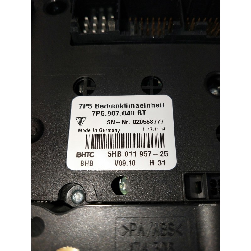 Recambio de mando calefaccion / aire acondicionado para porsche cayenne (typ 92aa) diesel referencia OEM IAM 7P5907040BT 0205687