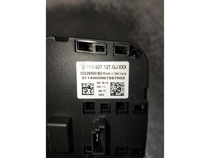 Recambio de mando multifuncion para porsche cayenne (typ 92aa) diesel referencia OEM IAM 7P5927127GJ 7P5927521AG 03399690100