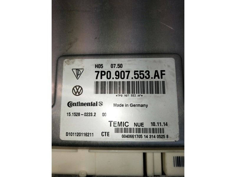 Recambio de modulo electronico para porsche cayenne (typ 92aa) diesel referencia OEM IAM 7P0907553AF 1515280223200 D101120116211
