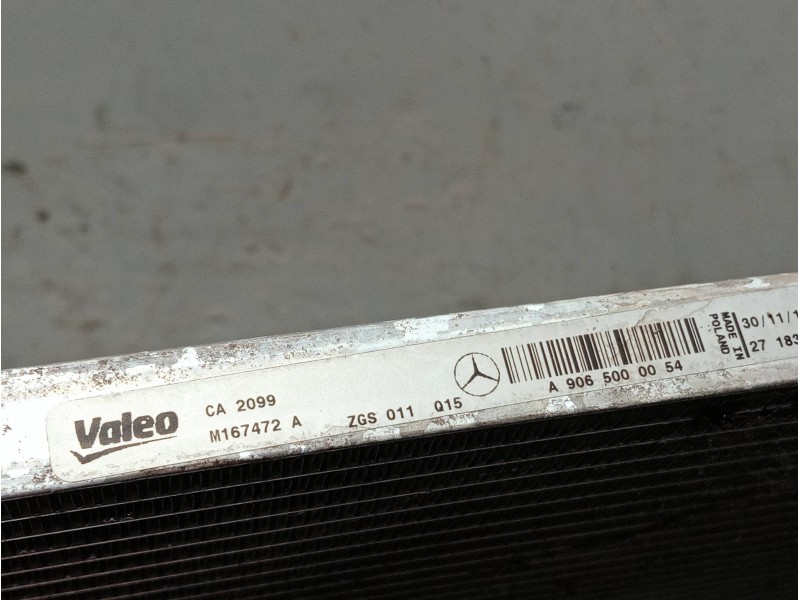 Recambio de condensador / radiador aire acondicionado para volkswagen crafter caja cerrada referencia OEM IAM 9065000054 M167472