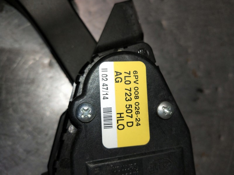 Recambio de potenciometro pedal para porsche cayenne (typ 92aa) diesel referencia OEM IAM 6PV00802624 7L0723507D 