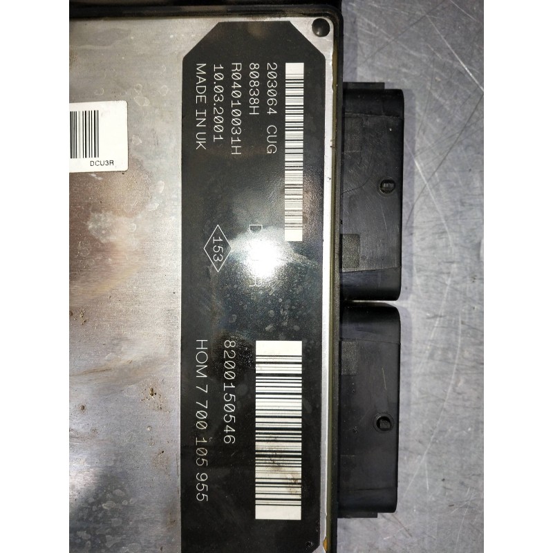 Recambio de centralita motor uce para renault clio ii fase i (b/cbo) referencia OEM IAM 8200150546 20364 7700105955
