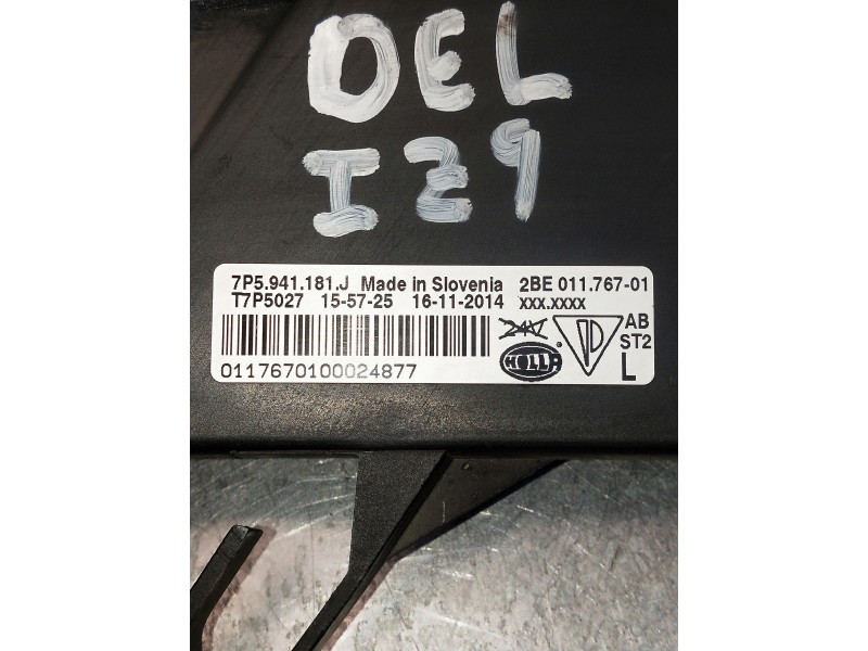 Recambio de faro izquierdo para porsche cayenne (typ 92aa) diesel referencia OEM IAM 7P5941181J 2BE01176701 T7P5027