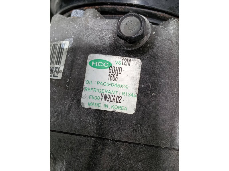 Recambio de compresor aire acondicionado para hyundai ix20 referencia OEM IAM F500YN9CA02  