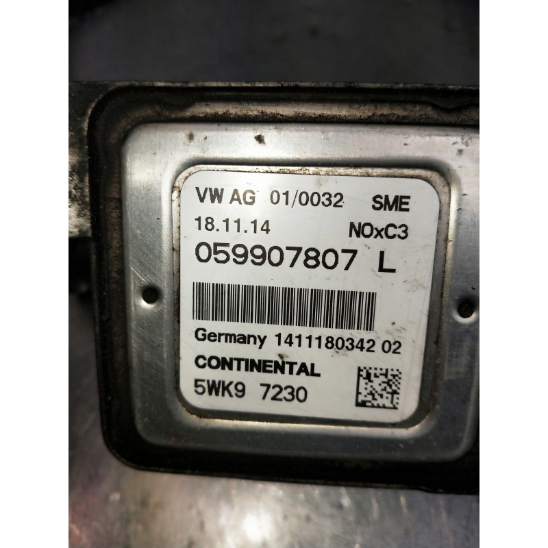 Recambio de sonda lambda para porsche cayenne (typ 92aa) diesel referencia OEM IAM 5WK97230 059907807L 141118034202