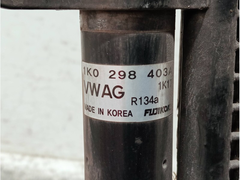 Recambio de condensador / radiador aire acondicionado para volkswagen caddy ka/kb (2k) referencia OEM IAM 1K0820411Q 1K0298403A 