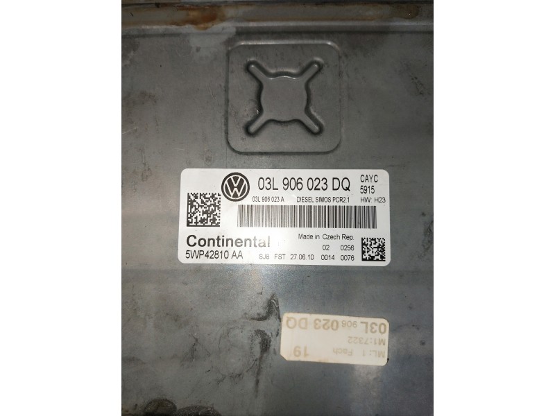 Recambio de centralita motor uce para volkswagen golf vi (5k1) referencia OEM IAM 5WP42810AA 03L906023DQ 