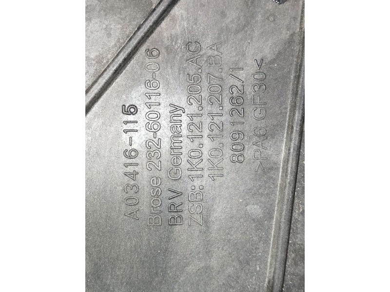 Recambio de electroventilador para volkswagen golf vi (5k1) referencia OEM IAM 1K0121207BA 1K0121205AC 2326011606