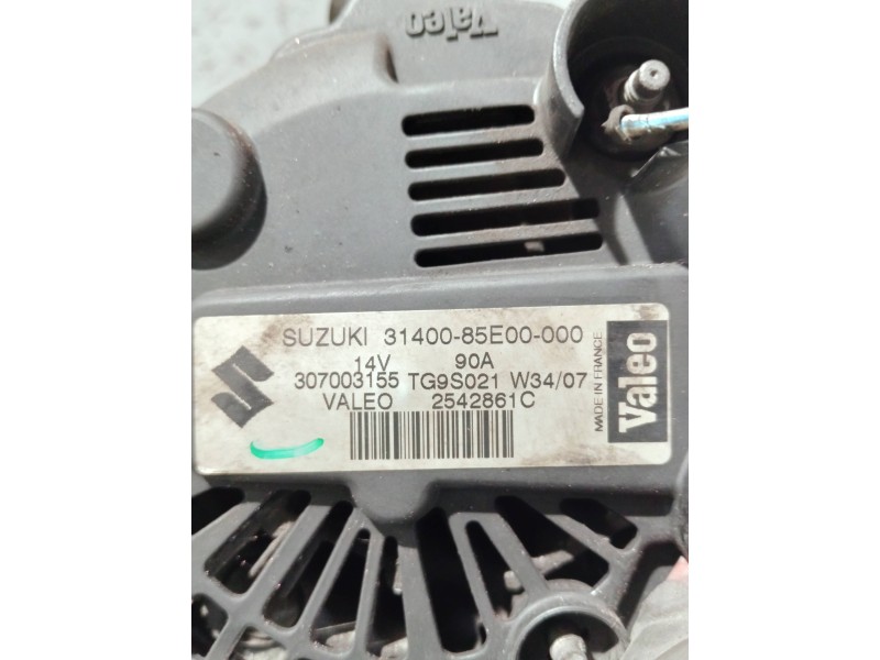Recambio de alternador para suzuki swift berlina (mz) referencia OEM IAM 3140085E00000 2542861C TG9S021