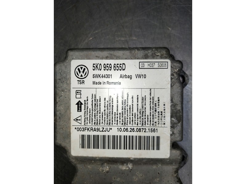 Recambio de kit airbag para volkswagen golf vi (5k1) referencia OEM IAM 5K0959655D 5WK44301 