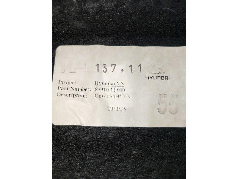 Recambio de bandeja trasera para hyundai ix20 referencia OEM IAM 859101P000  