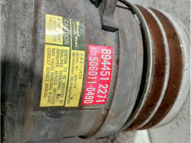 Recambio de compresor aire acondicionado para isuzu trooper referencia OEM IAM 8944512271 5060110490 506211