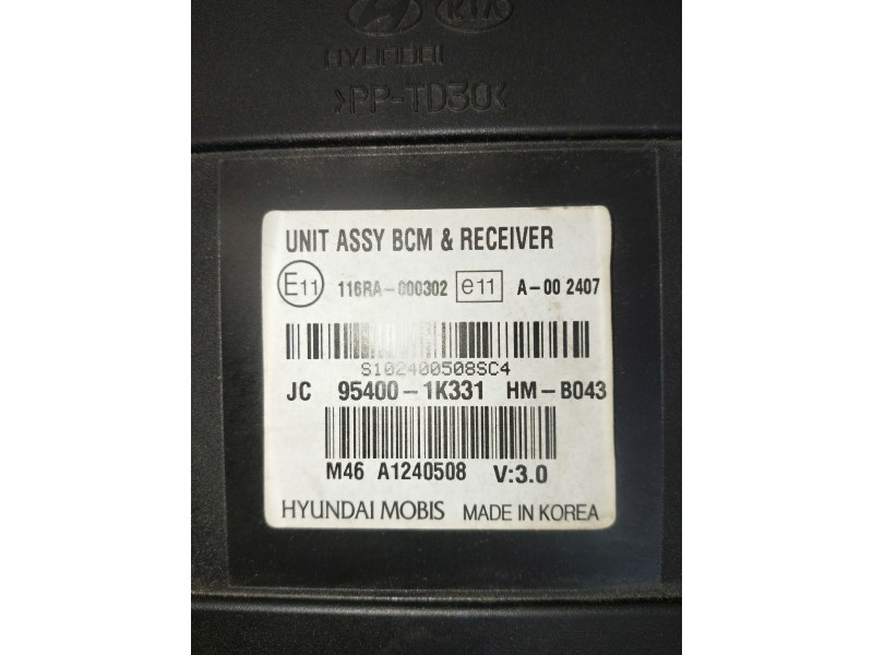 Recambio de modulo electronico para hyundai ix20 referencia OEM IAM 954001K331 A1240508 