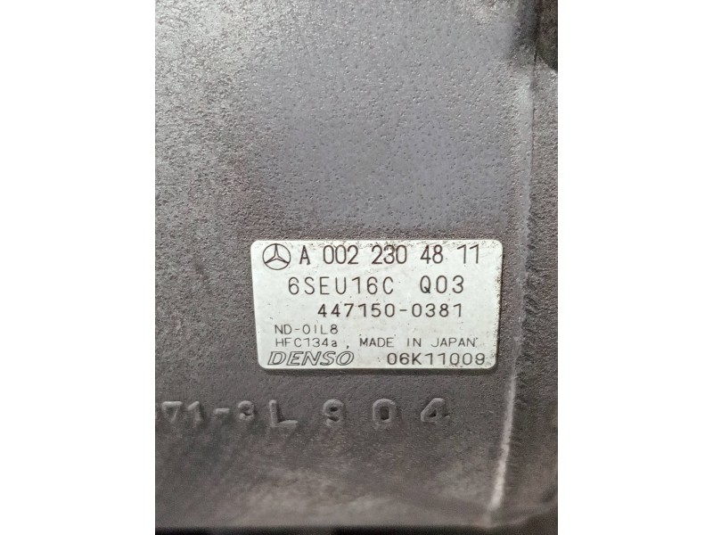 Recambio de compresor aire acondicionado para mercedes clase b (w245) referencia OEM IAM A0022304811 4471500381 