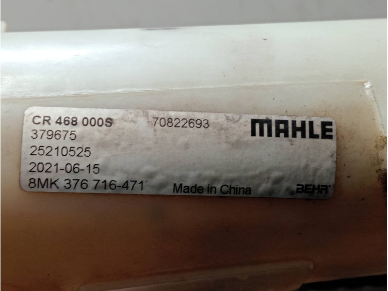 Recambio de radiador agua para citroen saxo referencia OEM IAM CR468000S 8MK376716471 