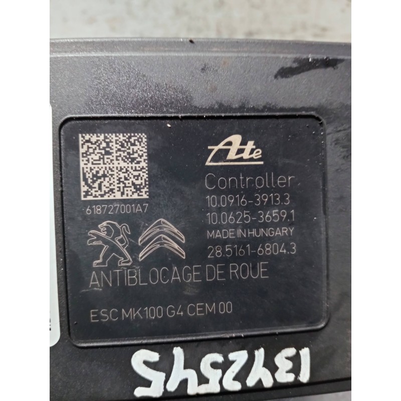 Recambio de abs para citroen c-elysée referencia OEM IAM 9822654880 10022012064 10091639133