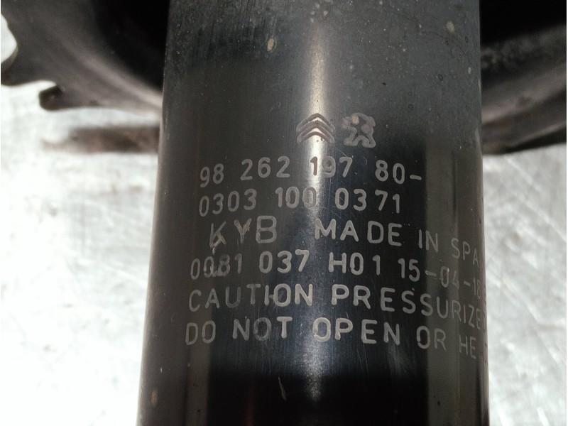 Recambio de amortiguador delantero izquierdo para citroen c-elysée referencia OEM IAM 9826219780  