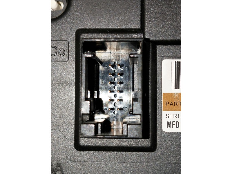 Recambio de pantalla multifuncion para ford fiesta (cb1) referencia OEM IAM AA6T18B955AA B5002V393315 