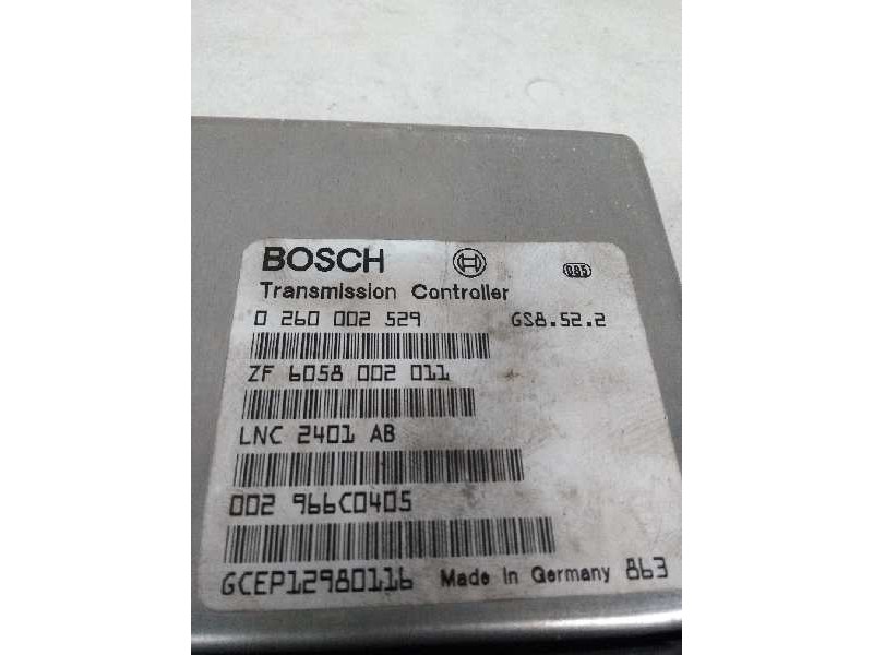 Recambio de centralita cambio automatico para jaguar xj 3.2 v8 32v cat referencia OEM IAM 0260002529 6058002011 LNC2401AB
