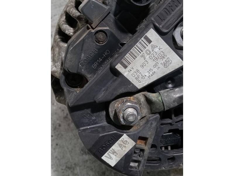 Recambio de alternador para seat ibiza (6l1) referencia OEM IAM 0124315001 038903023K 