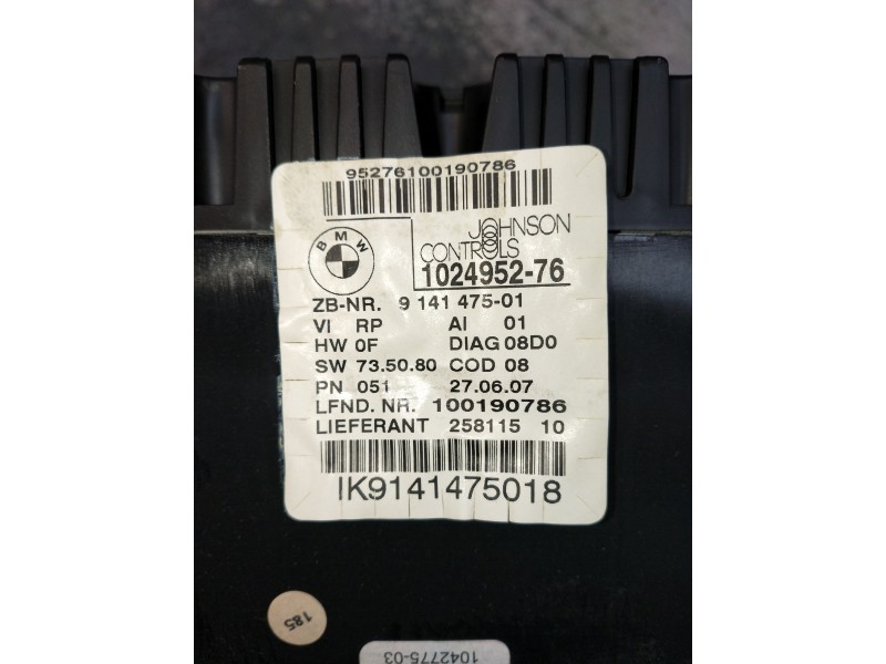 Recambio de cuadro instrumentos para bmw serie 1 berlina (e81/e87) referencia OEM IAM IK9141475018 102495276 100190786