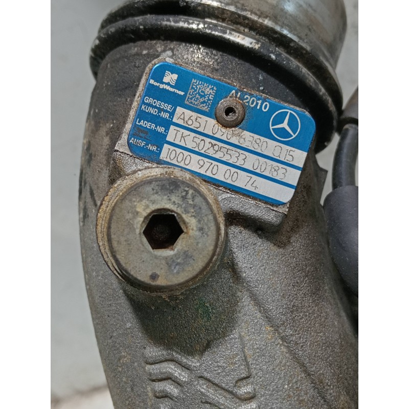 Recambio de turbocompresor para mercedes sprinterii caja cerrada (desde 01.06) referencia OEM IAM A6510900980 53049700086 A65109