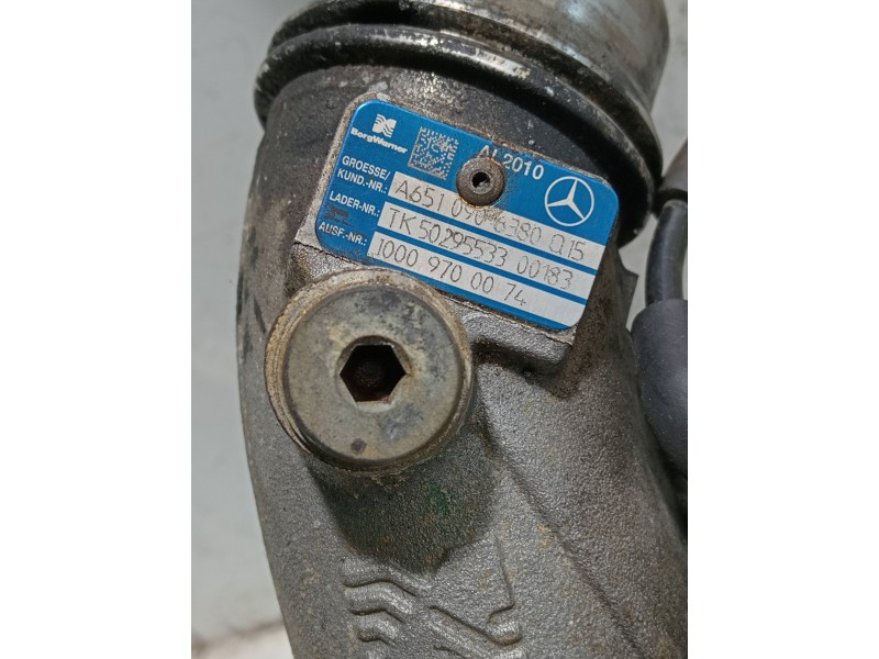 Recambio de turbocompresor para mercedes sprinterii caja cerrada (desde 01.06) referencia OEM IAM A6510900980 53049700086 A65109