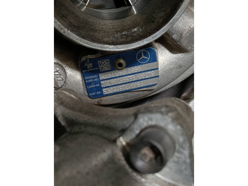 Recambio de turbocompresor para mercedes sprinterii caja cerrada (desde 01.06) referencia OEM IAM A6510900980 53049700086 A65109