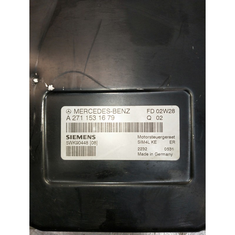 Recambio de centralita motor uce para mercedes clase c (w203) sportcoupe referencia OEM IAM A2711531679 5WK90448 