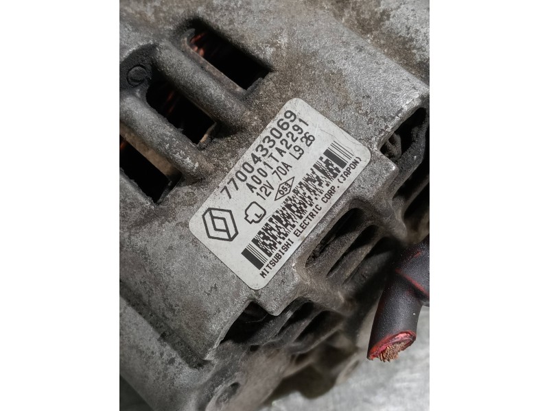 Recambio de alternador para renault clio ii fase i (b/cbo) referencia OEM IAM 7700433069 A001TA2291  Recambio de alternador para renault clio ii fase i (b/cbo) referencia OEM IAM 7700433069 A001TA2291