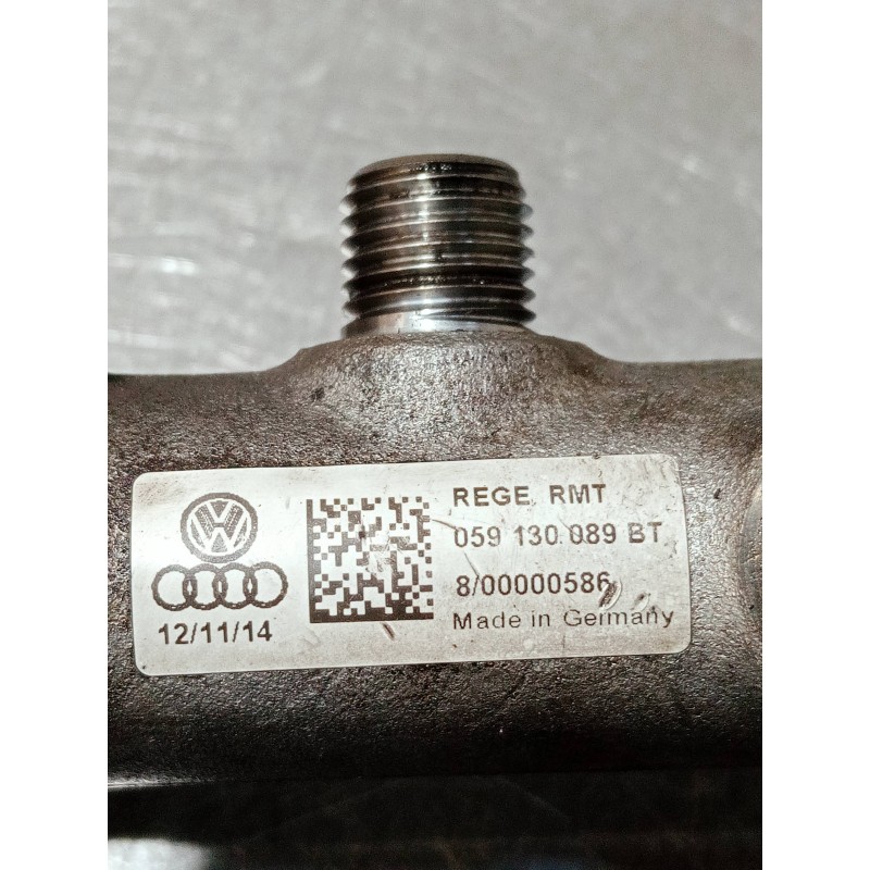 Recambio de rampa inyectora para porsche cayenne (typ 92aa) diesel referencia OEM IAM 059130089BT IZQUIERDA 