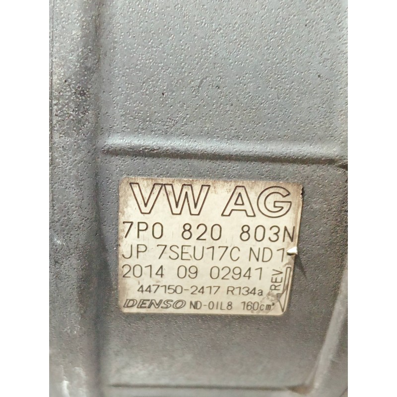 Recambio de compresor aire acondicionado para porsche cayenne (typ 92aa) diesel referencia OEM IAM 7P0820803N 4471502417 