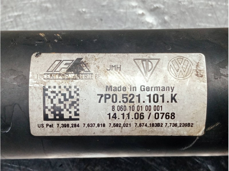 Recambio de transmision central delantera para porsche cayenne (typ 92aa) diesel referencia OEM IAM 7P0521101K 7396284 
