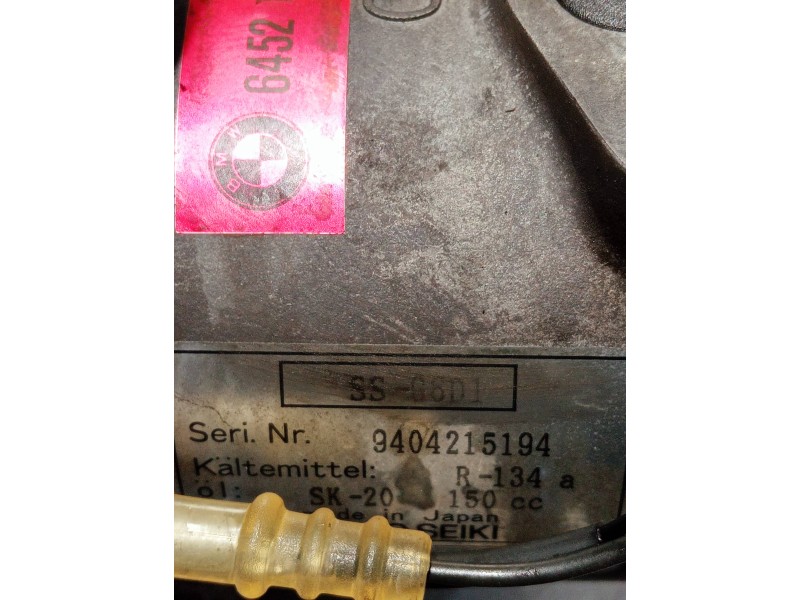 Recambio de compresor aire acondicionado para bmw serie 3 compacto (e36) referencia OEM IAM 64528390228 SS96D1 