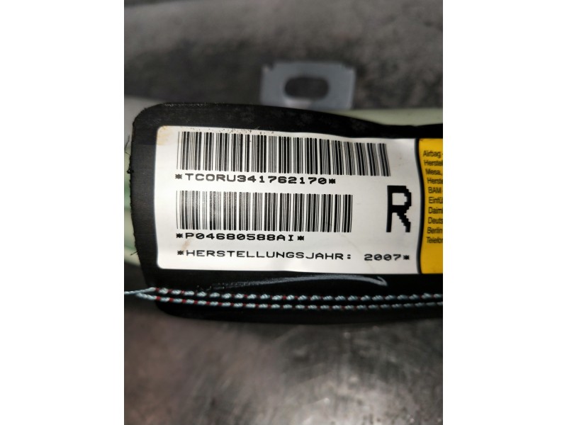 Recambio de airbag cortina delantero derecho para chrysler voyager (rg) 2.8 crd cat referencia OEM IAM P04680588AI  