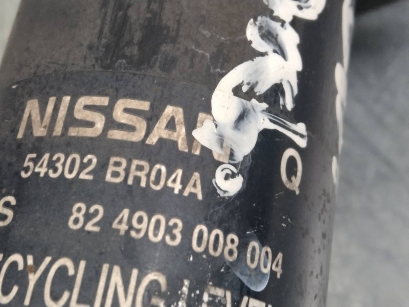 Recambio de amortiguador delantero derecho para nissan qashqai (j10) acenta 4x4 referencia OEM IAM 54302BR04A  