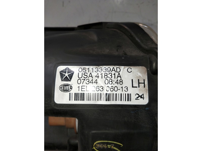 Recambio de faro izquierdo para chrysler voyager (rg) 2.8 crd cat referencia OEM IAM 05113339AD 07344 1EL26306013 5DV00900000 XE