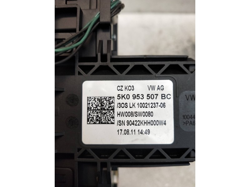 Recambio de mando luces para volkswagen golf vi (5k1) advance referencia OEM IAM 5K0953507BC  