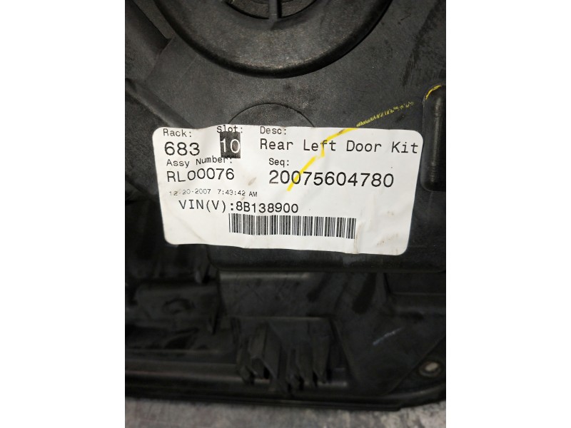 Recambio de elevalunas trasero izquierdo para chrysler voyager (rg) 2.8 crd cat referencia OEM IAM 20075604780 3016660 06205713 