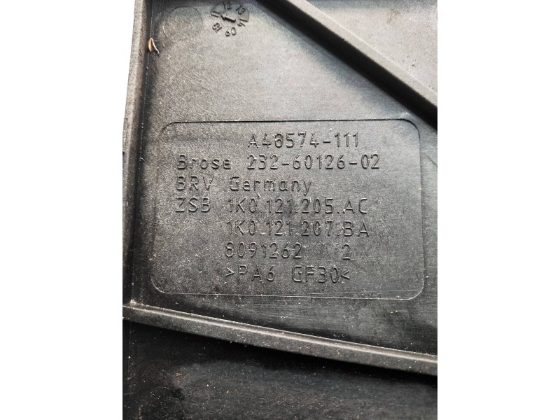 Recambio de electroventilador para volkswagen golf vi (5k1) advance referencia OEM IAM 1K0121205AC 1K0121207BA 1K0959455FB 1K012