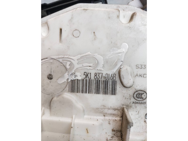 Recambio de motor cierre centralizado delantero derecho para volkswagen golf vi (5k1) advance referencia OEM IAM 5K1837016B  