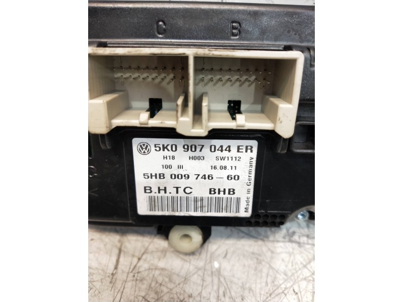 Recambio de mando calefaccion / aire acondicionado para volkswagen golf vi (5k1) advance referencia OEM IAM 5K0907044ER 5HB00974